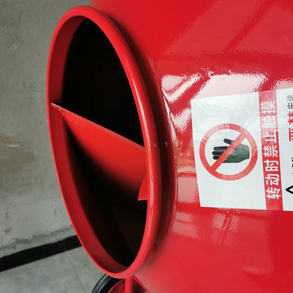 小型水泥攪拌機水泥砂漿出料，能不能倒干凈?